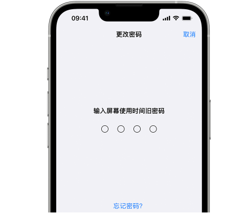 柳州iPhone屏幕维修分享iPhone屏幕使用时间密码忘记了怎么办 