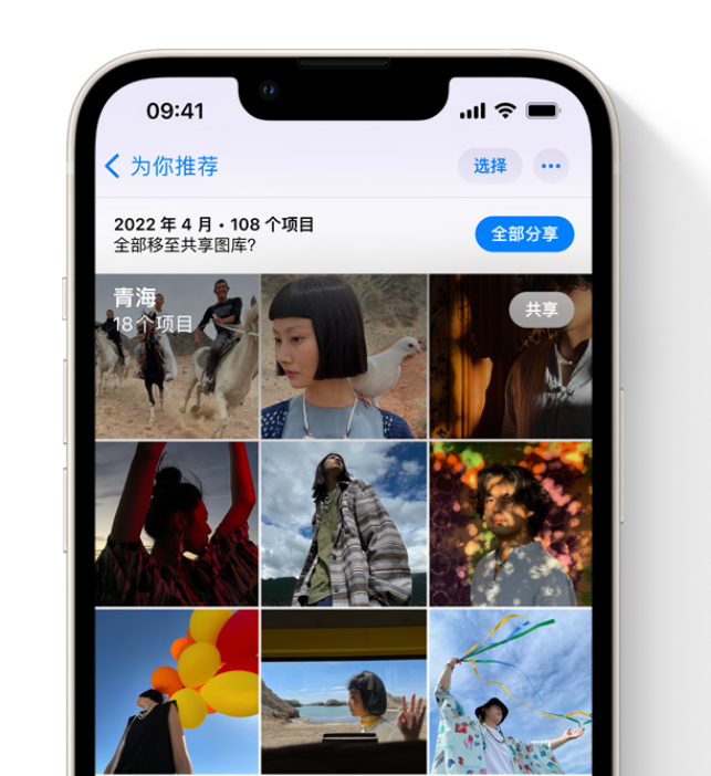 柳州苹果维修网点分享在 iPhone 上使用共享图库 