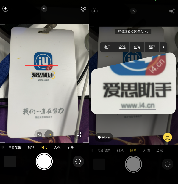 柳州苹果手机维修分享升级iOS 16后如何通过相机翻译文本 
